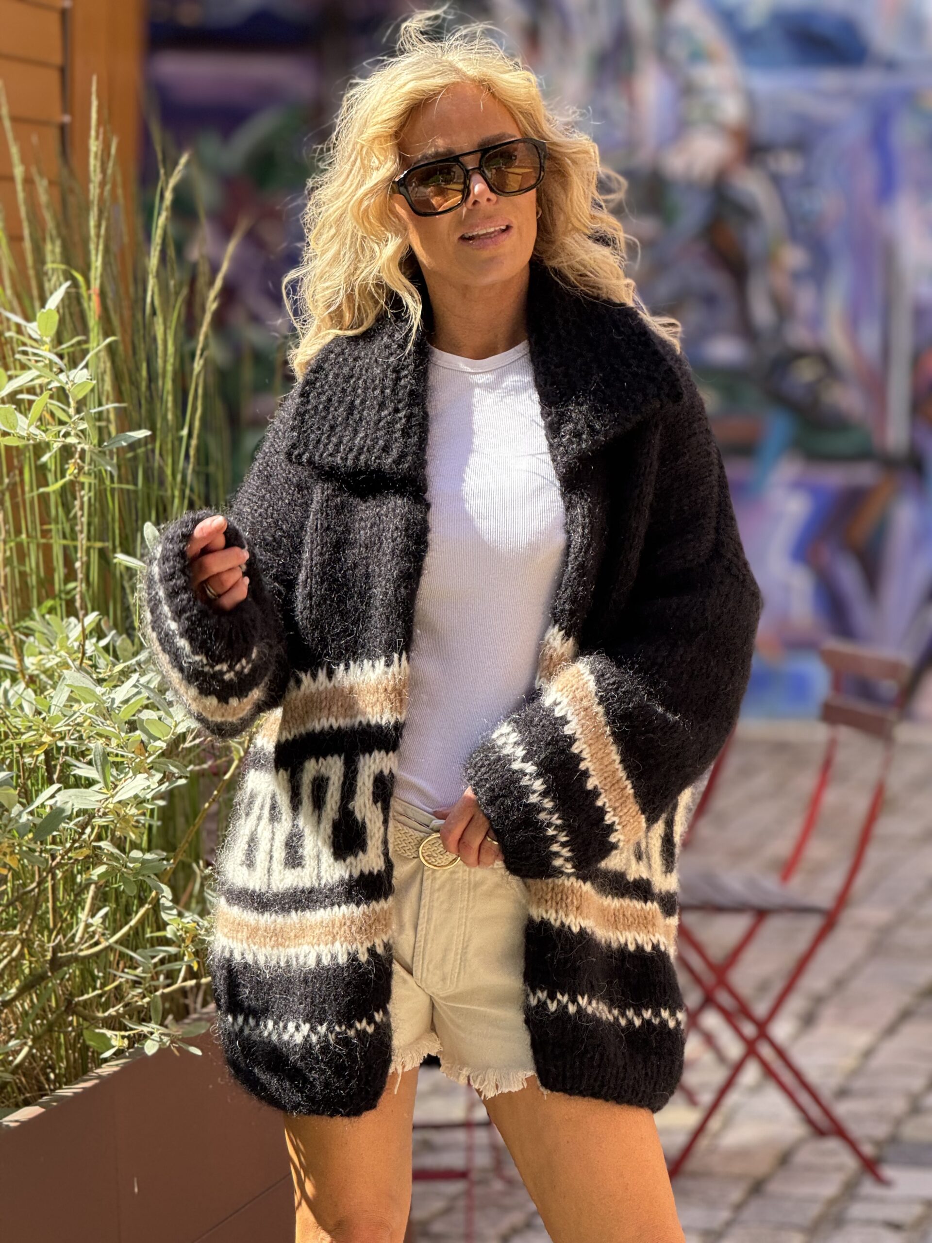IMG_4546 WOODY cardigan - sort - Bilde 1
